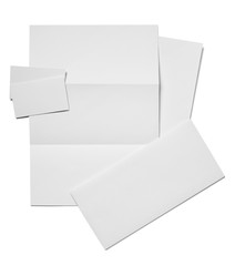 envelope letter card paper template business