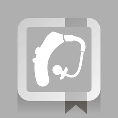 hearing aid icon vector