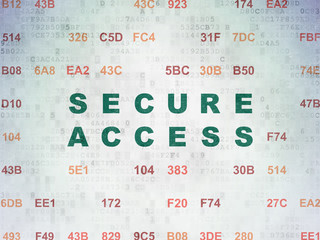 Fototapeta na wymiar Privacy concept: Secure Access on Digital Data Paper background