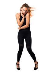 Fototapeta premium Beautiful russian woman with orange hair