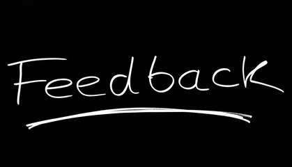 Obraz premium Feedback-Symbol