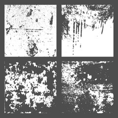 Grunge Black and White Distress Texture