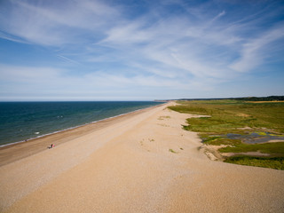 Sea side in Norfolk England