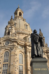Fototapeta na wymiar Dresden, Luther-Denkmal