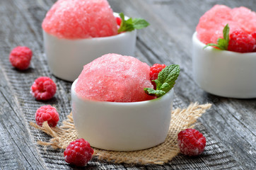 Fruit sorbet