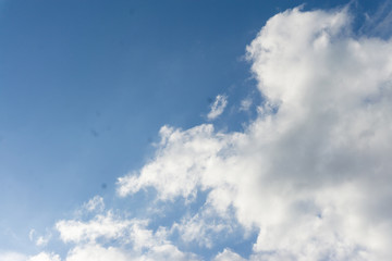 Blue cloudy sky