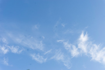 Blue cloudy sky