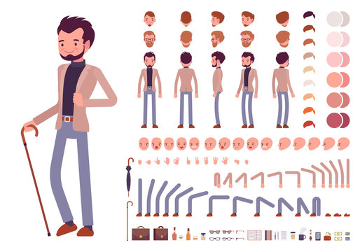 Smart Casual Male Character Creation Set