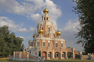Church of the Intercession at Fili. Moscow. Russia