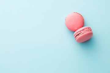 Tasty sweet macarons.