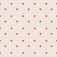 Valentine`s Day card, hearts