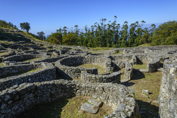 Monte Santa Tecla (A Guardia, Galicia, España): Reconstrucción de un poblado celta