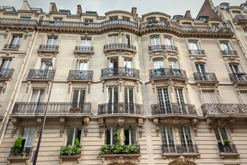 Facade of Parisian building