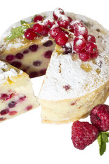 Cake with currants