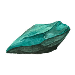 Watercolor Illustration sea stones 7