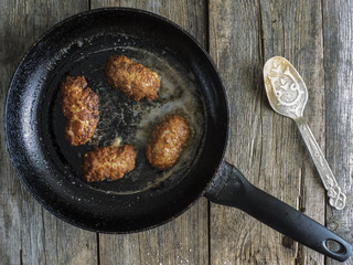 Cooking of cutlets