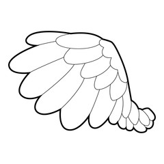 Obraz premium Big wing icon, outline style