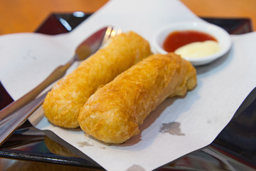 Roti roll with Cheese stuff