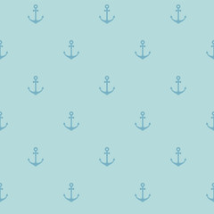 Vector flat sea design seamless pattern