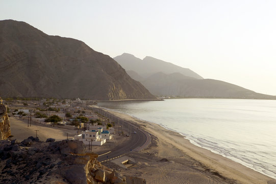 Musandam Kueste bei Al-Kashab, Sultanat Oman, Arabische Halbinsel, Naher Osten