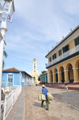 Fototapeta na wymiar Trinidad Cuba Kirche