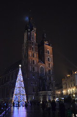 Kraków w czasie świąt/Cracow at Christmas time, Lesser Poland, Poland