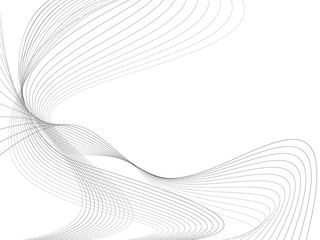 abstract smooth gray wave curve motion lines graphic