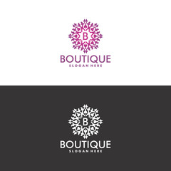 boutique logo in vector