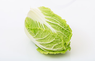 Chinese lettuce isolated on white background