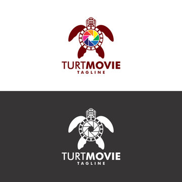 turtoise movie logo in vector