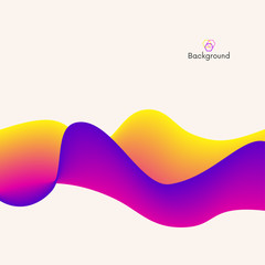 color wave vector background