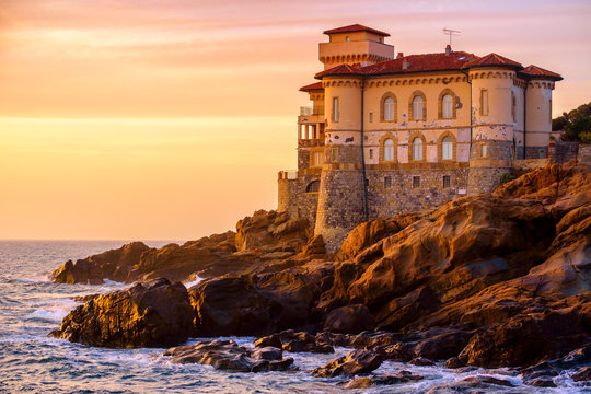Boccale Castle on Tuscany coast