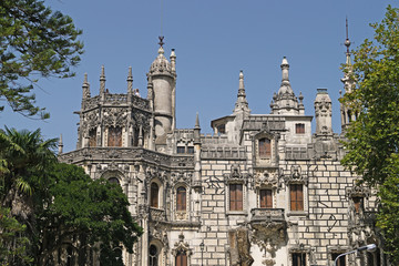 Fototapeta na wymiar The Regaleira Palace (Quinta da Regaleira), Sintra, Portugal