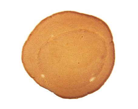 Pancake isolated on a white background
