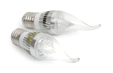 Pair energy saving LED light-emitting diode candle bulbs with so