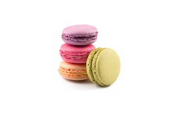 Colorful homemade macaroons