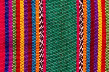 Papier Peint photo autocollant Poussière Textile indien coloré à rayures colorées