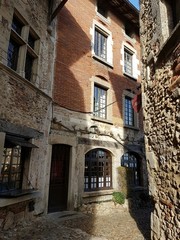 Fototapeta na wymiar Cité médiévale de Pérouges