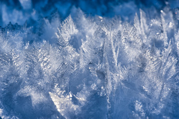Natural ice crystals