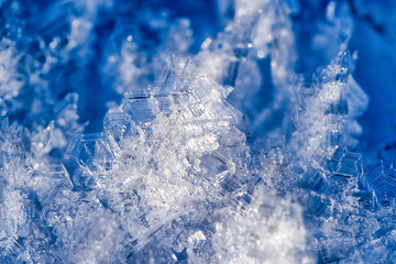 Natural ice crystals