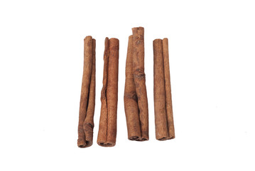 cinnamon sticks isolated