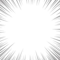 Black sunburst texture on white background. Vector illustration.