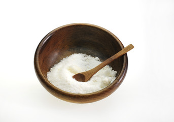 Brown and white sugar