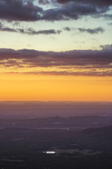 Aerial view of mountains