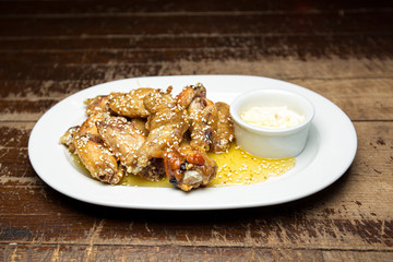 chicken wings with sesame