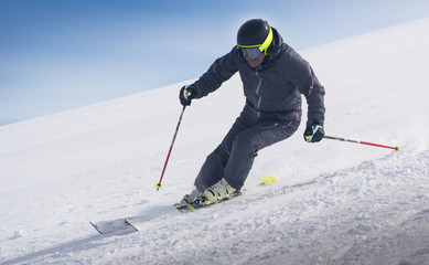 Man Skiing