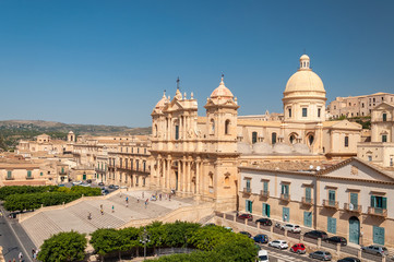 Obraz premium Noto Cathedral is a Roman Catholic cathedral in Noto in Sicily