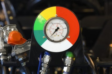 Industrial measurement device closeup