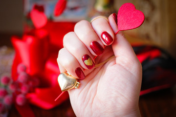 Nail designs with love