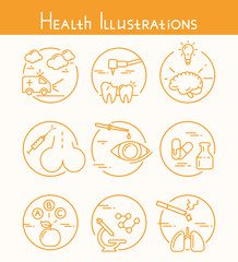 Health Illustrations.